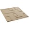Ekena Millwork 19 5/8in. W x 19 5/8in. H Odessa EnduraWall Decorative 3D Wall Panel Covers 2.67 Sq. Ft. WP20X20ODGBE - alternate 3